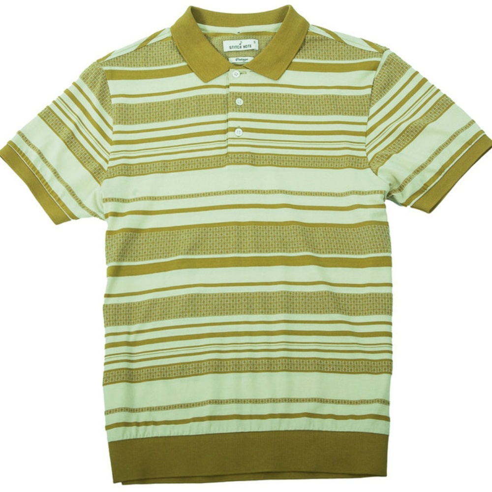Stitch Note Vintage Jaquard Polo